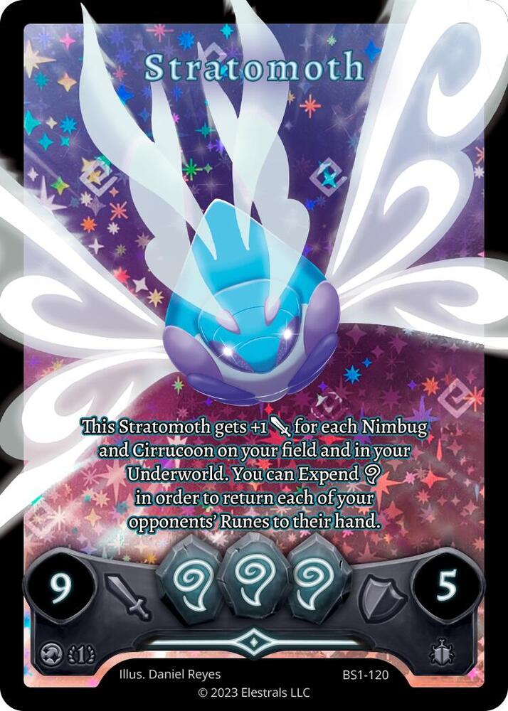 Stratomoth (Full Art), Base Set [First Edition] BS1-120