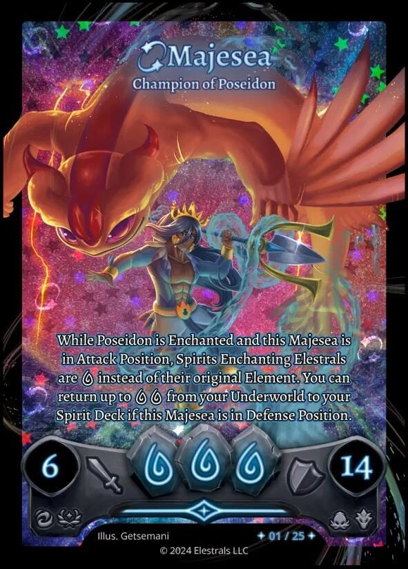 Majesea - Champion of Poseidon (Serialized), Divine Champions: Firestorm /25