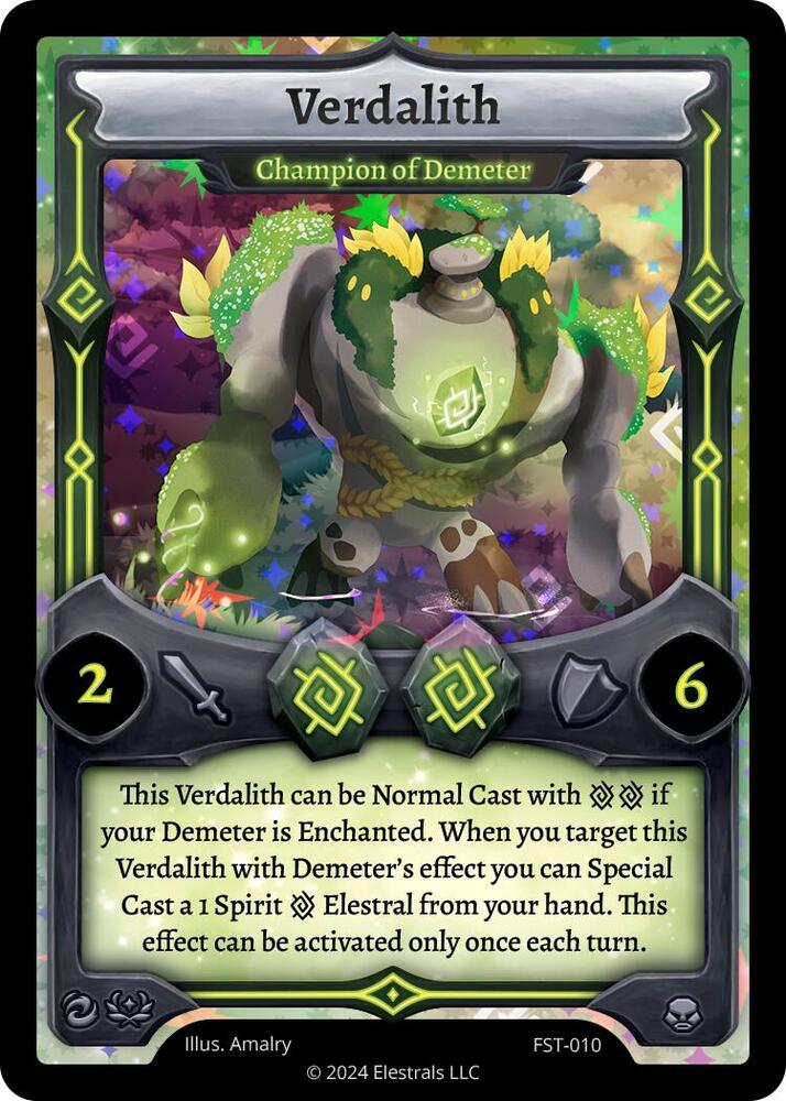 Verdalith - Champion of Demeter, Divine Champions: Firestorm FST-010