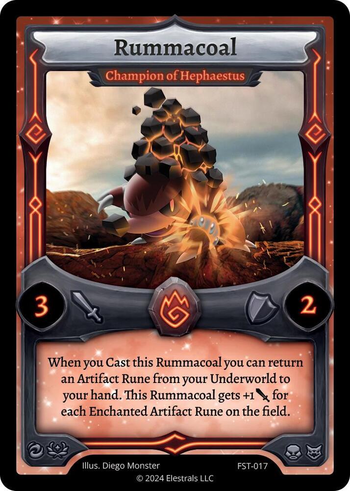 Rummacoal - Champion of Hephaestus, Divine Champions: Firestorm FST-017