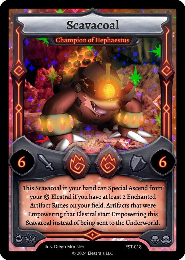 Scavacoal - Champion of Hephaestus, Divine Champions: Firestorm FST-018