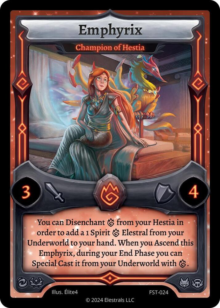 Emphyrix - Champion of Hestia, Divine Champions: Firestorm FST-024