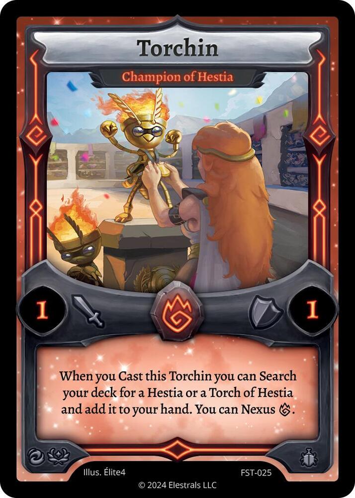 Torchin - Champion of Hestia, Divine Champions: Firestorm FST-025