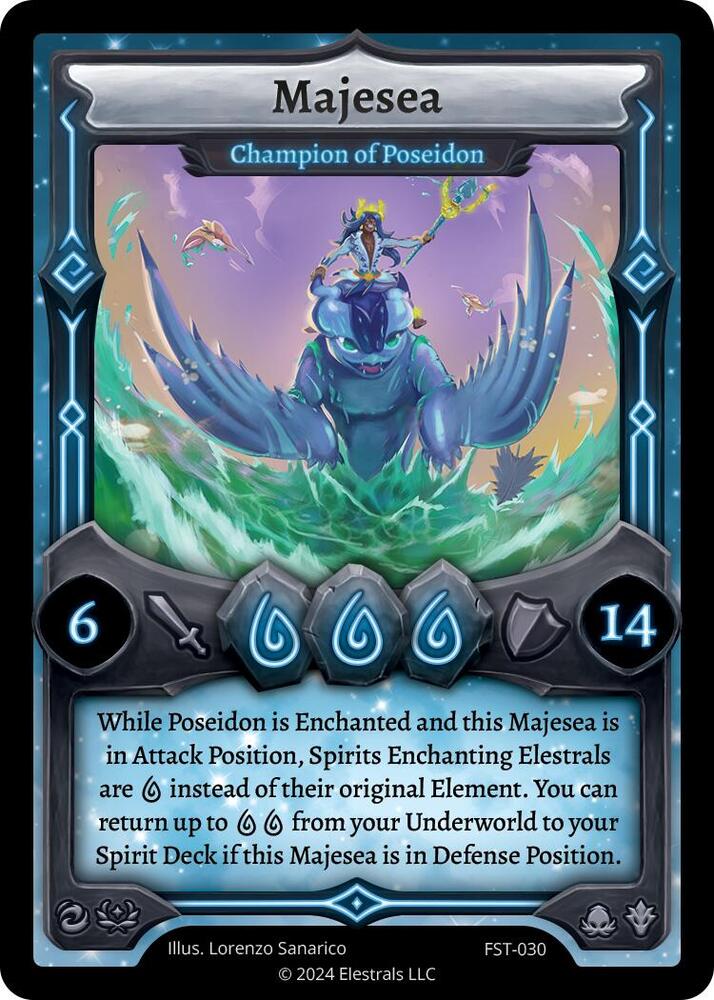 Majesea - Champion of Poseidon, Divine Champions: Firestorm FST-030
