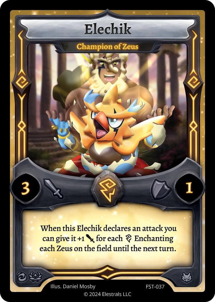 Elechik - Champion of Zeus, Divine Champions: Firestorm FST-037