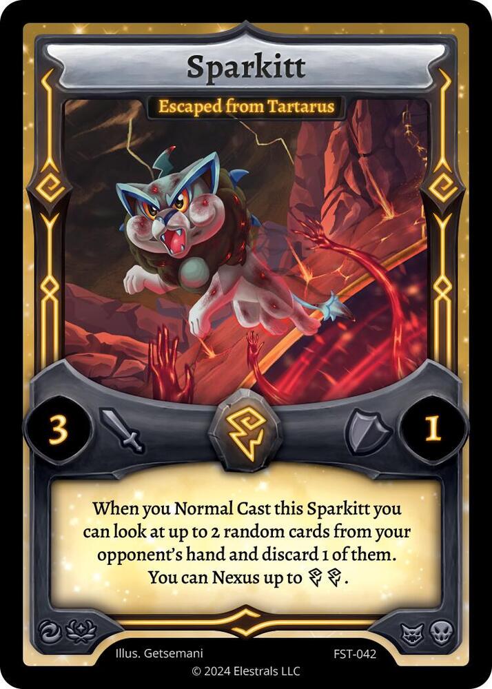 Sparkitt - Escaped from Tartarus, Divine Champions: Firestorm FST-042