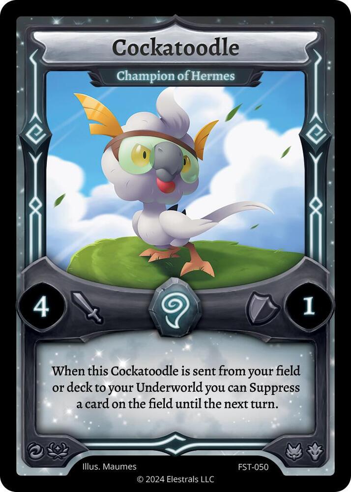 Cockatoodle - Champion of Hermes, Divine Champions: Firestorm FST-050