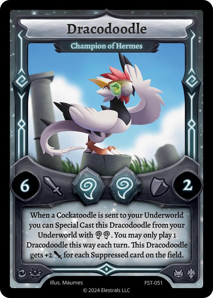 Dracodoodle - Champion of Hermes, Divine Champions: Firestorm FST-051