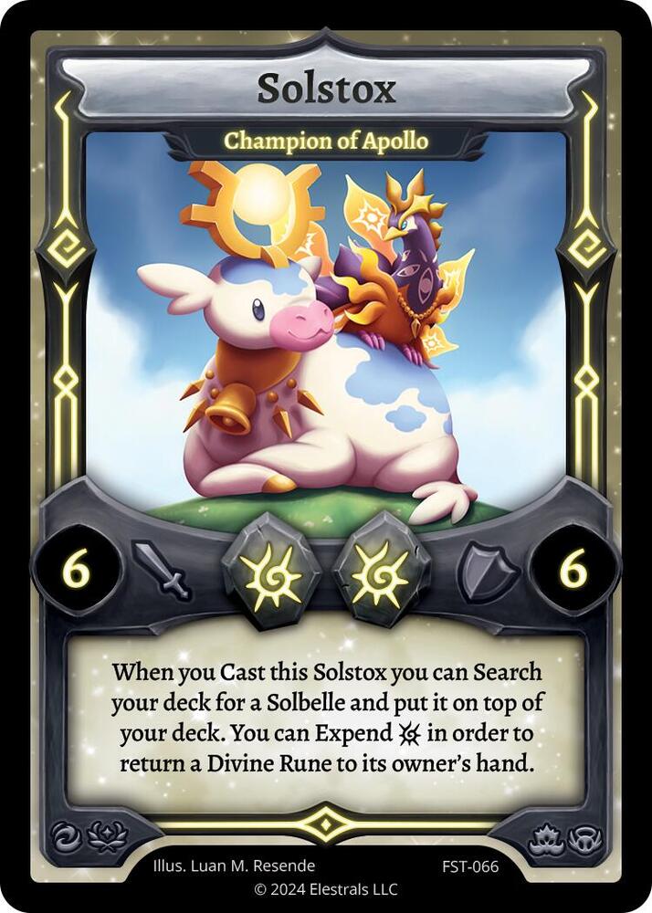 Solstox - Champion of Apollo, Divine Champions: Firestorm FST-066