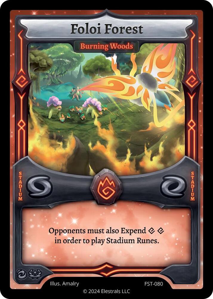 Foloi Forest - Burning Woods, Divine Champions: Firestorm FST-080