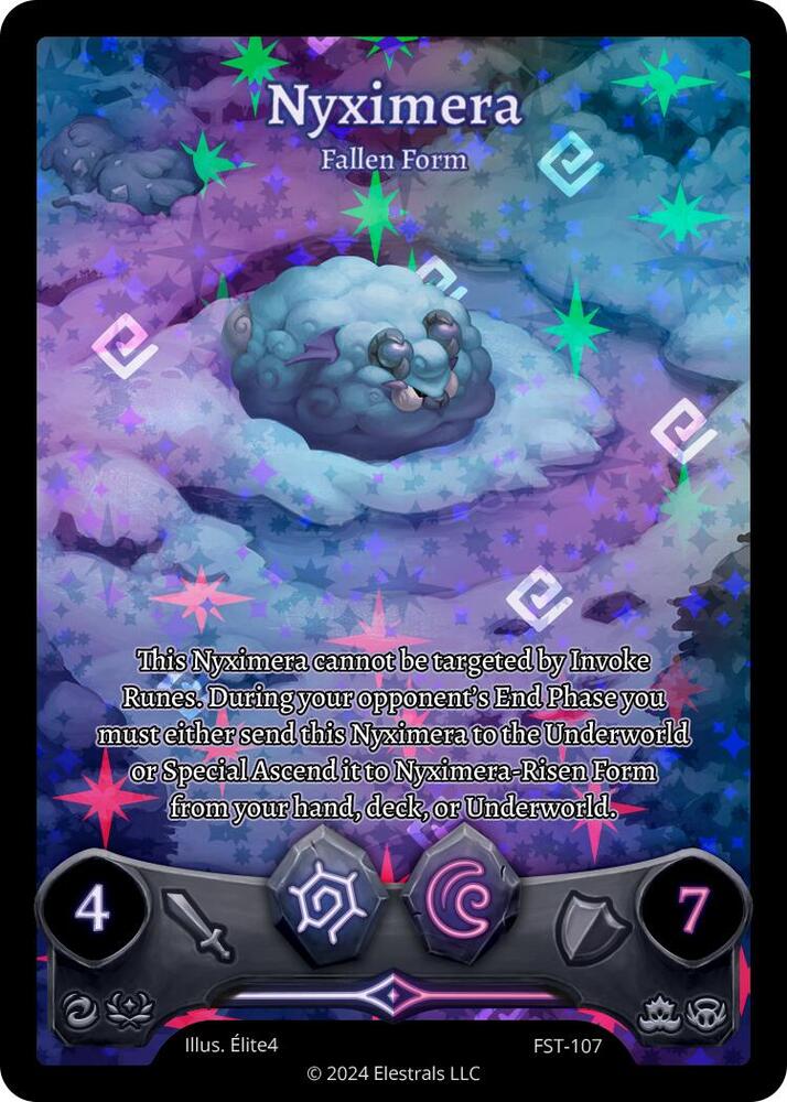Nyximera - Fallen Form (Full Art), Divine Champions: Firestorm FST-107