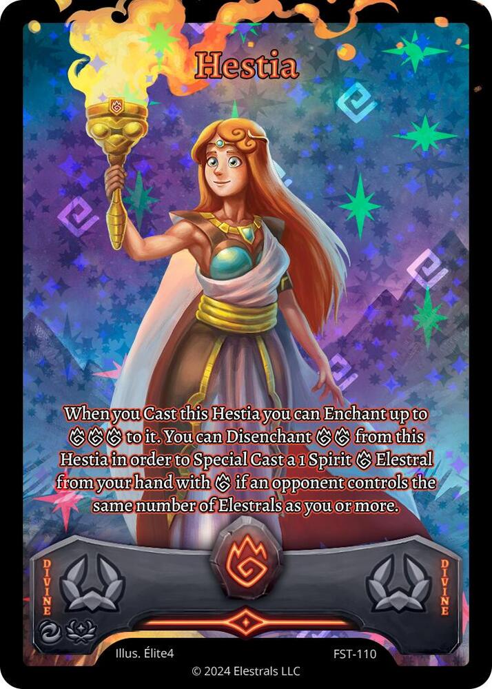 Hestia (Full Art), Divine Champions: Firestorm FST-110