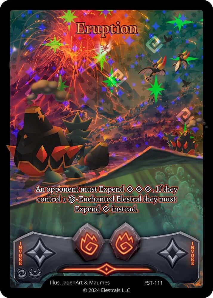 Eruption (Full Art), Divine Champions: Firestorm FST-111
