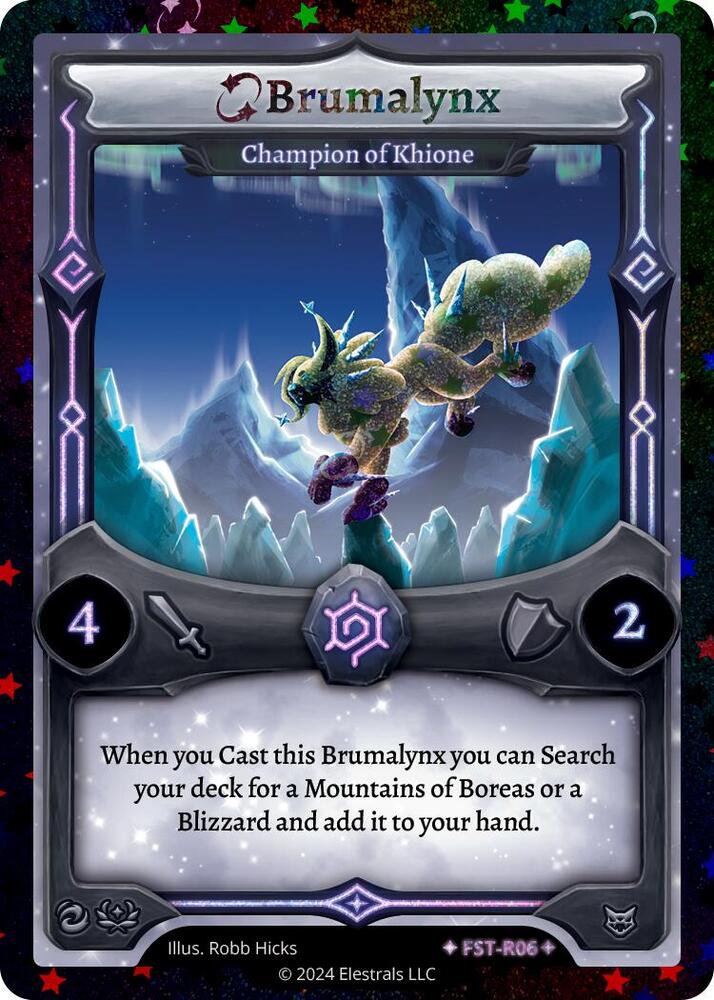 Brumalynx - Champion of Khione (Stellar), Divine Champions: Firestorm FST-R06