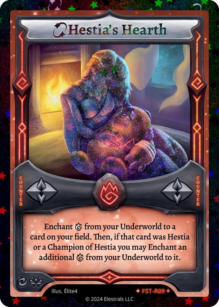 Hestia's Hearth (Stellar), Divine Champions: Firestorm Starter Decks FST-R09