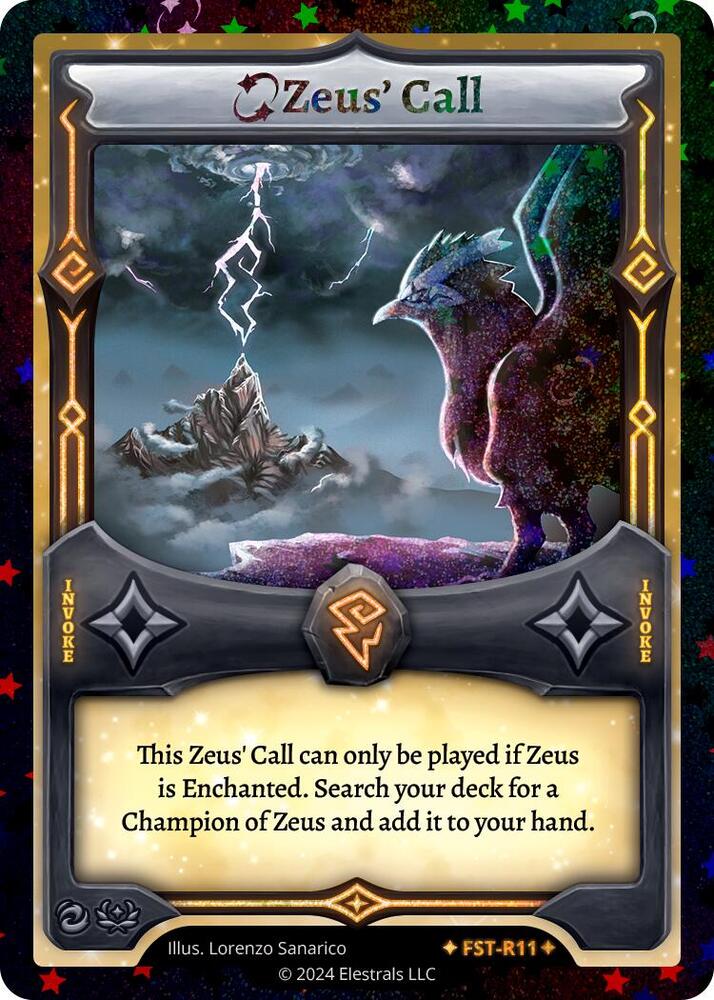 Zeus' Call (Stellar), Divine Champions: Firestorm Starter Decks FST-R11