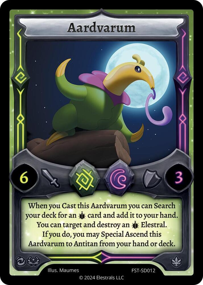 Aardvarum, Divine Champions: Firestorm Starter Decks FST-SD012