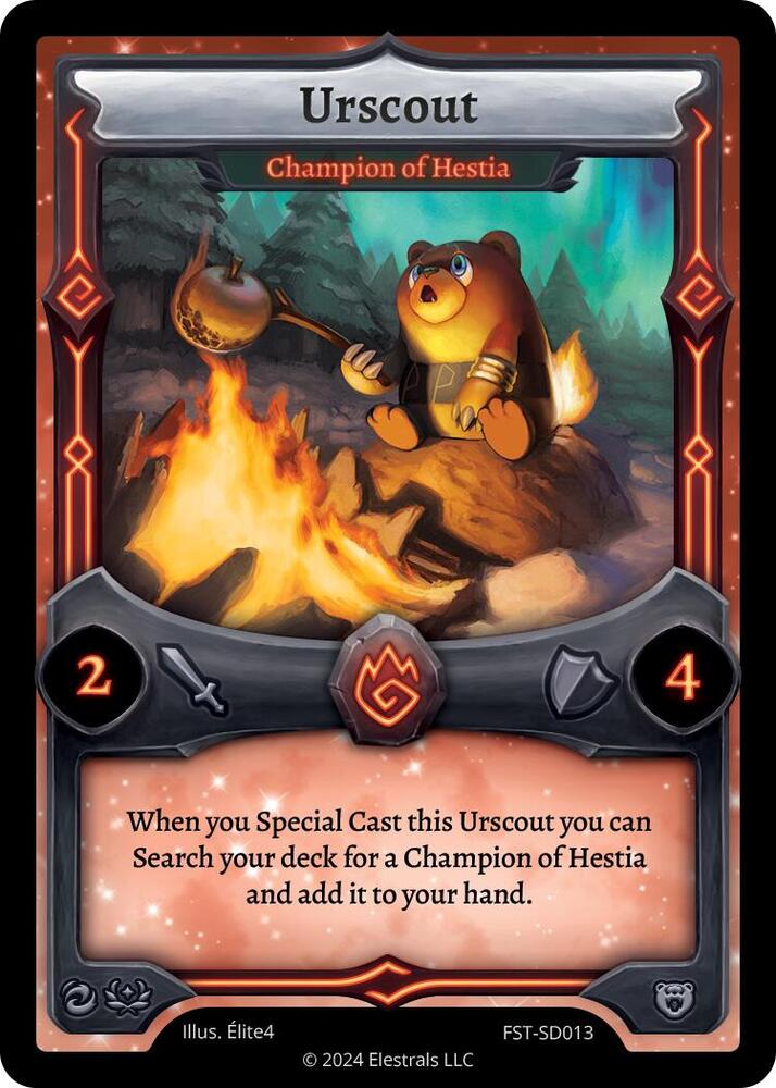 Urscout - Champion of Hestia, Divine Champions: Firestorm Starter Decks FST-SD013