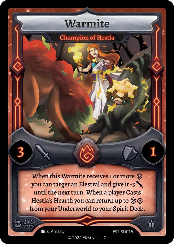 Warmite - Champion of Hestia, Divine Champions: Firestorm Starter Decks FST-SD015