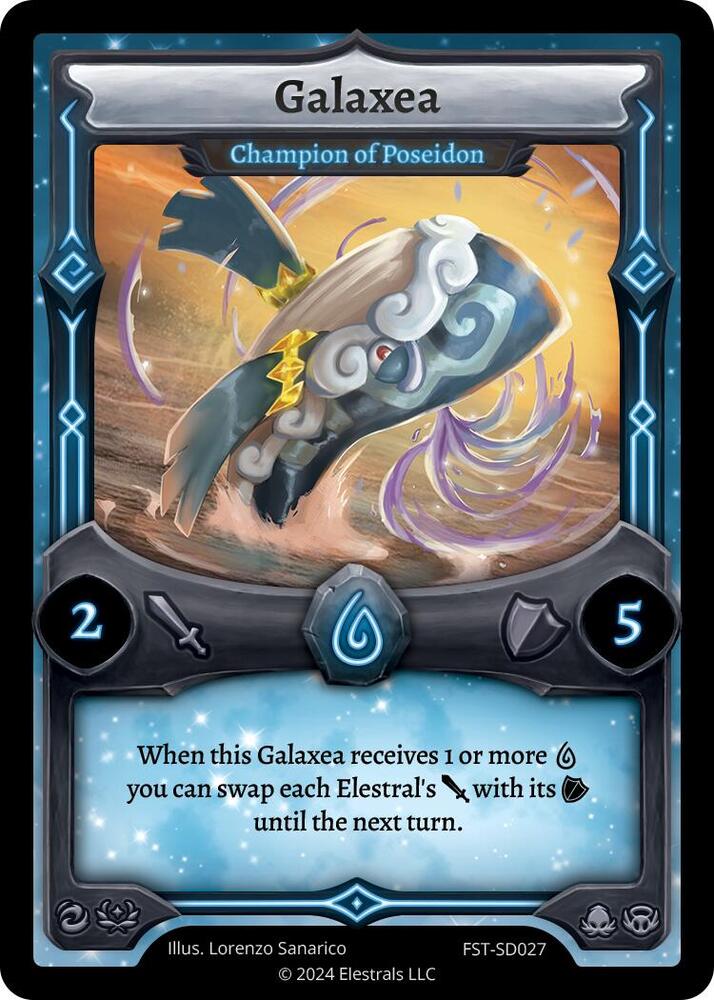 Galaxea - Champion of Poseidon, Divine Champions: Firestorm Starter Decks FST-SD027
