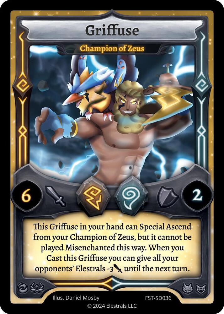 Griffuse - Champion of Zeus, Divine Champions: Firestorm Starter Decks FST-SD036