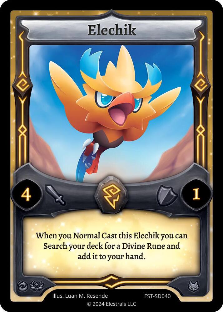 Elechik, Divine Champions: Firestorm Starter Decks FST-SD040