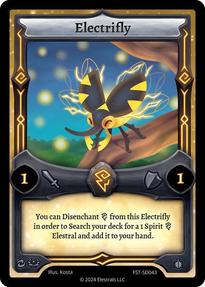 Electrifly, Divine Champions: Firestorm Starter Decks FST-SD043