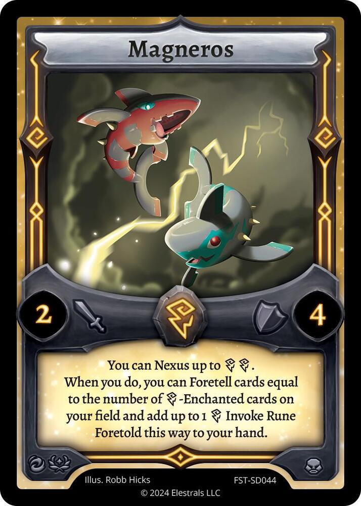 Magneros, Divine Champions: Firestorm Starter Decks FST-SD044