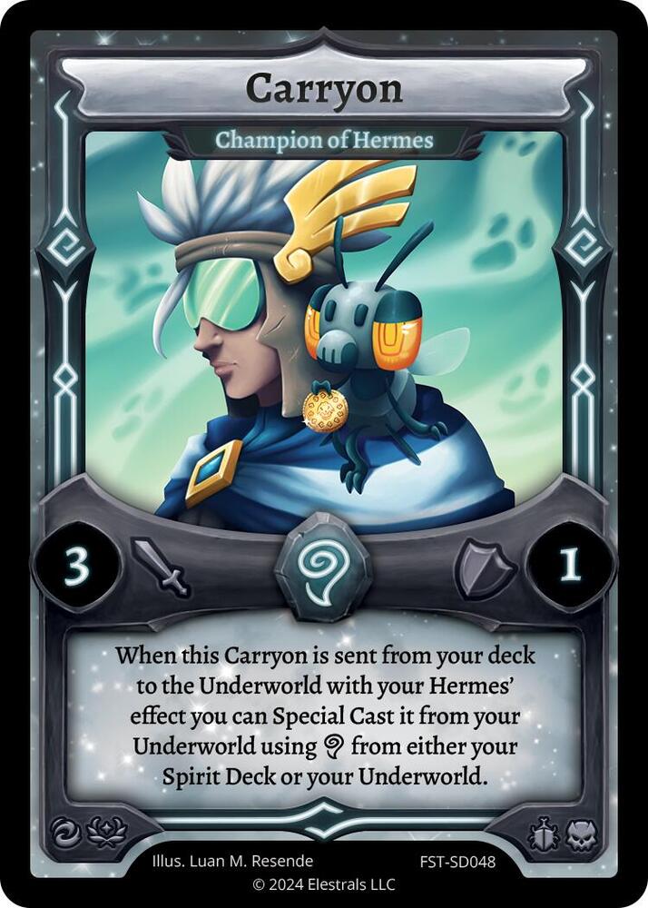 Carryon - Champion of Hermes, Divine Champions: Firestorm Starter Decks FST-SD048