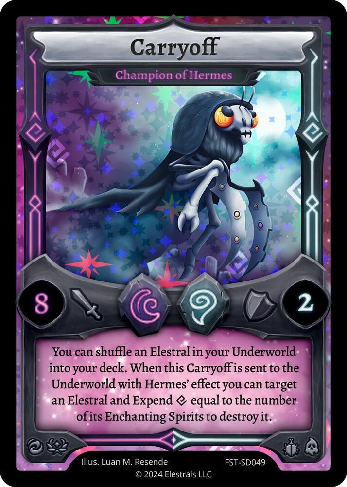 Carryoff - Champion of Hermes, Divine Champions: Firestorm Starter Decks FST-SD049
