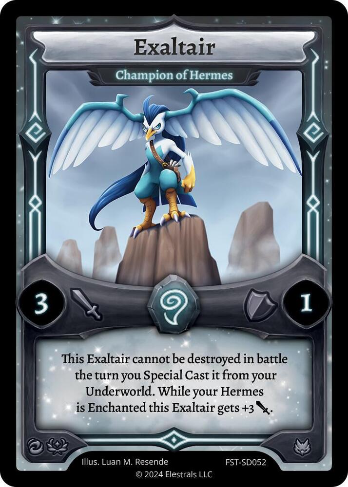 Exaltair - Champion of Hermes, Divine Champions: Firestorm Starter Decks FST-SD052