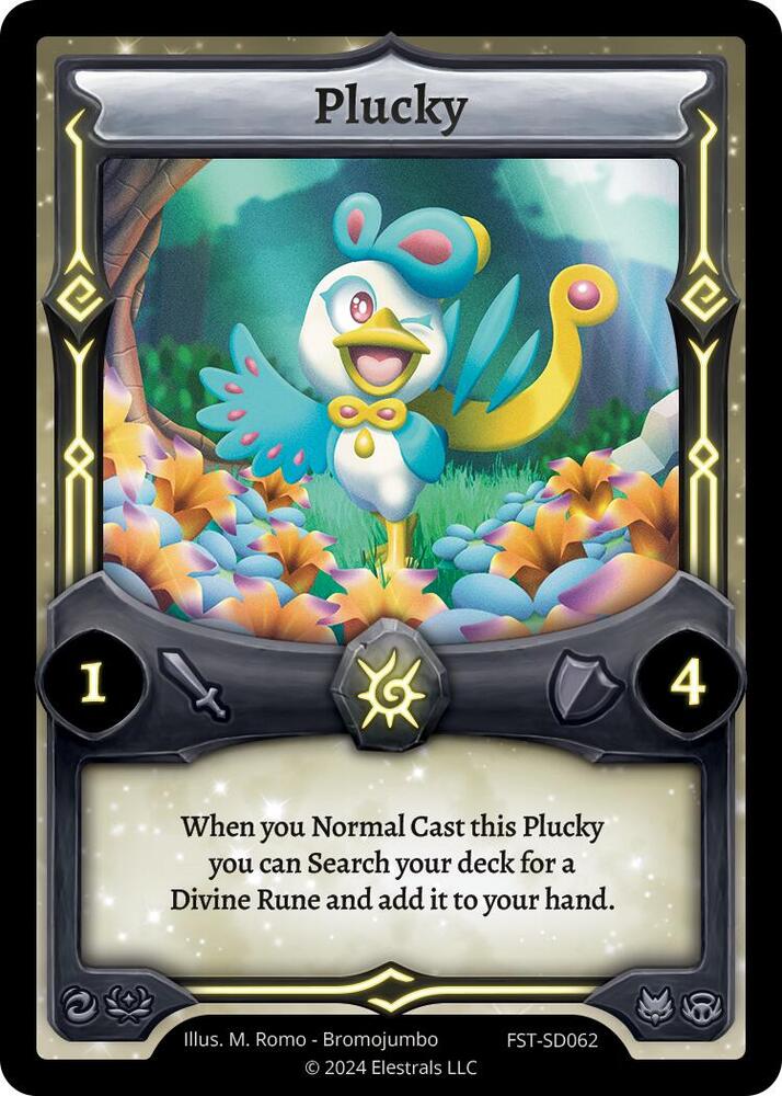 Plucky, Divine Champions: Firestorm Starter Decks FST-SD062