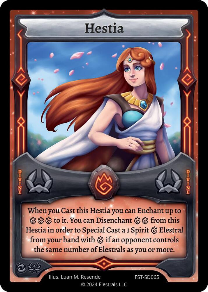 Hestia, Divine Champions: Firestorm Starter Decks FST-SD065