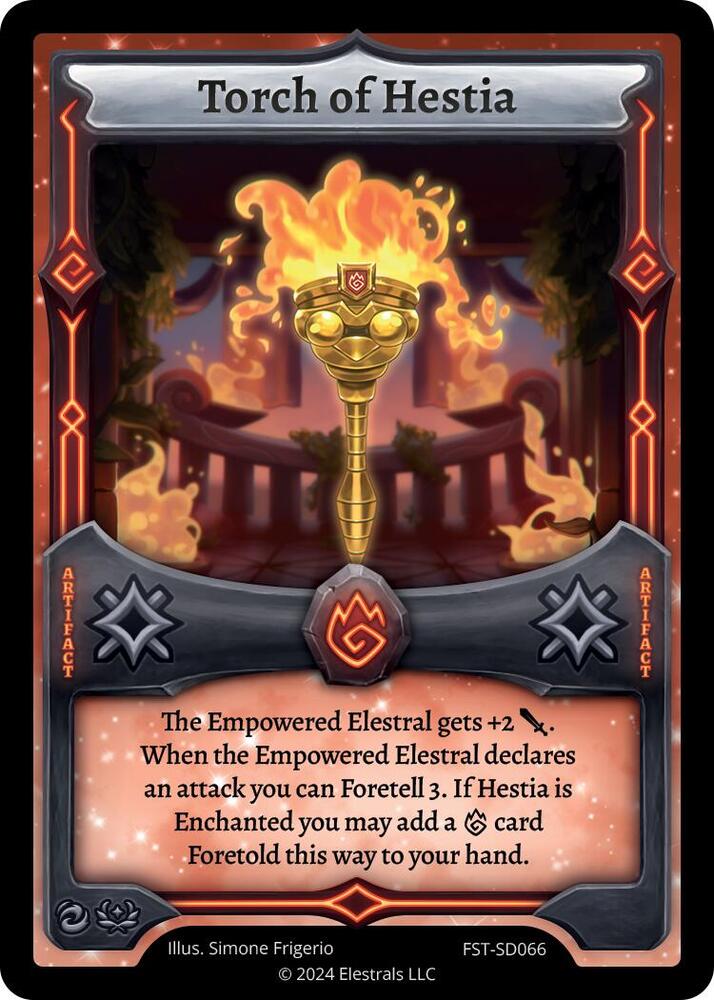 Torch of Hestia, Divine Champions: Firestorm Starter Decks FST-SD066