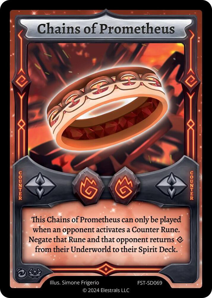 Chains of Prometheus, Divine Champions: Firestorm Starter Decks FST-SD069