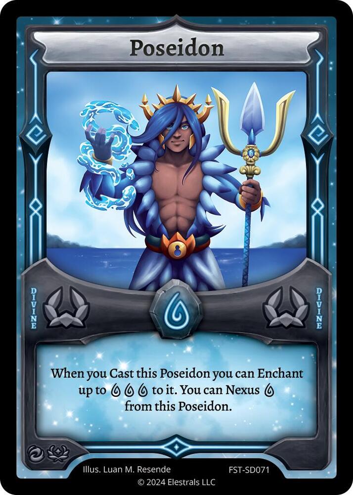 Poseidon, Divine Champions: Firestorm Starter Decks FST-SD071