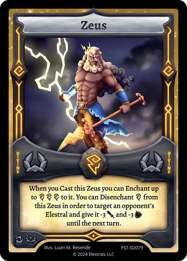 Zeus, Divine Champions: Firestorm Starter Decks FST-SD079