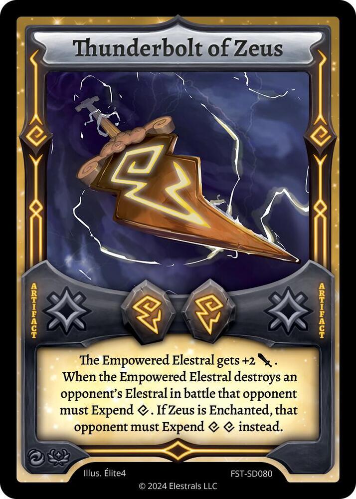 Thunderbolt of Zeus, Divine Champions: Firestorm Starter Decks FST-SD080