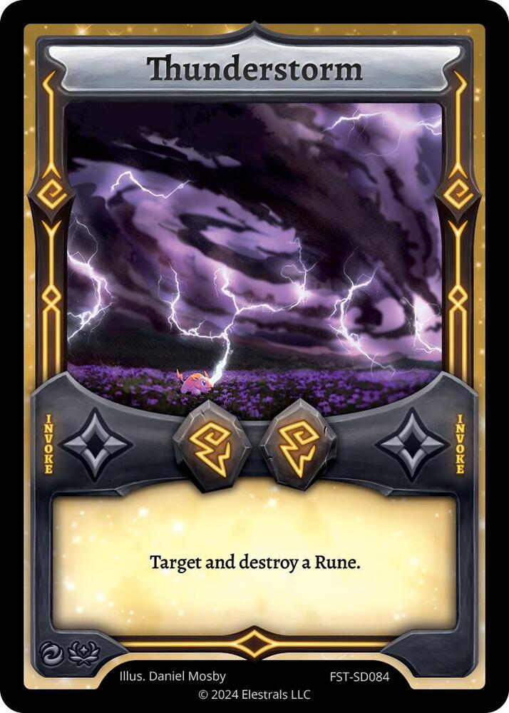 Thunderstorm, Divine Champions: Firestorm Starter Decks FST-SD084