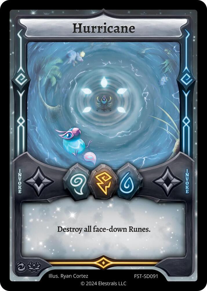 Hurricane, Divine Champions: Firestorm Starter Decks FST-SD091