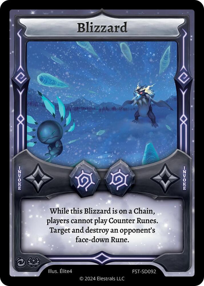Blizzard, Divine Champions: Firestorm Starter Decks FST-SD092