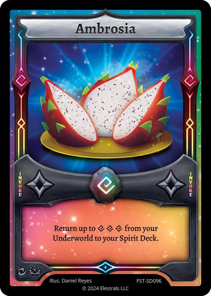 Ambrosia, Divine Champions: Firestorm Starter Decks FST-SD096