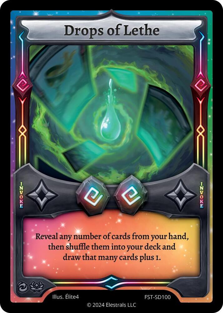 Drops of Lethe, Divine Champions: Firestorm Starter Decks FST-SD100
