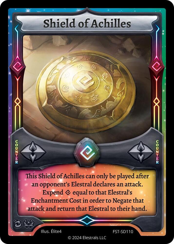Shield of Achilles, Divine Champions: Firestorm Starter Decks FST-SD110