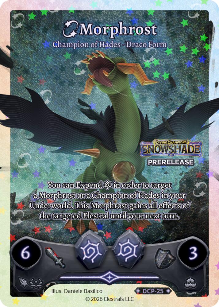 Morphrost - Champion of Hades - Draco Form, Divine Champions: Snowshade Promos DCP-25