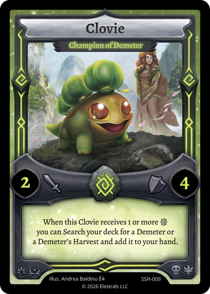 Clovie - Champion of Demeter, Divine Champions: Snowshade SSH-009