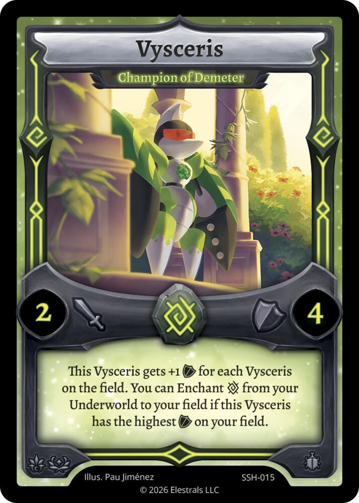 Vysceris - Champion of Demeter, Divine Champions: Snowshade SSH-015