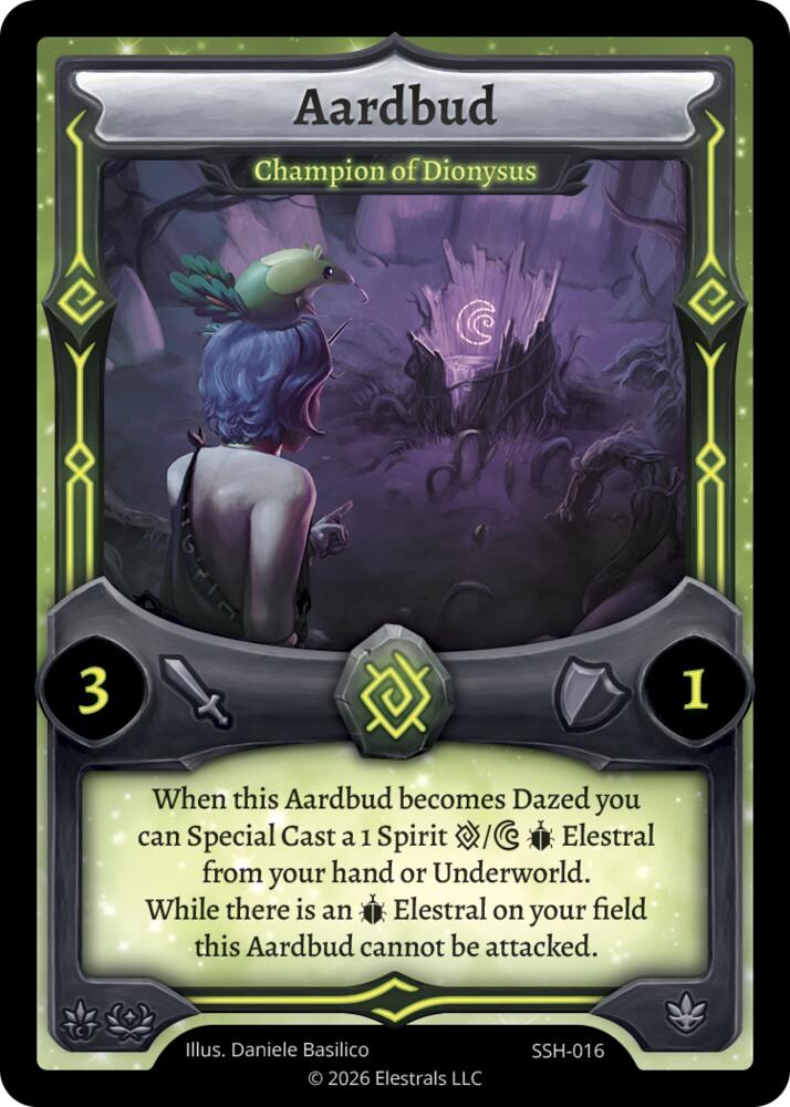 Aardbud - Champion of Dionysus, Divine Champions: Snowshade SSH-016