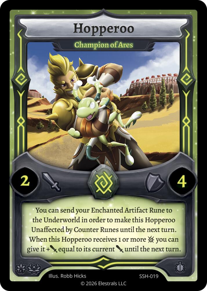 Hopperoo - Champion of Ares, Divine Champions: Snowshade SSH-019