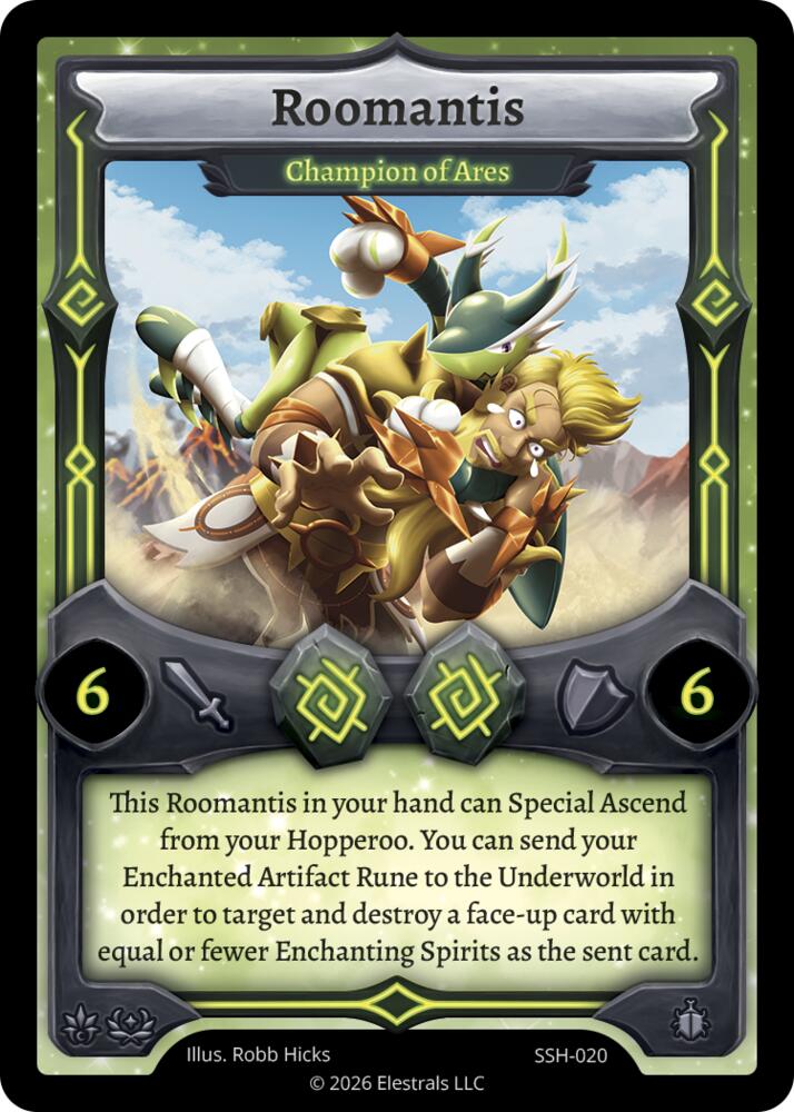 Roomantis - Champion of Ares, Divine Champions: Snowshade SSH-020